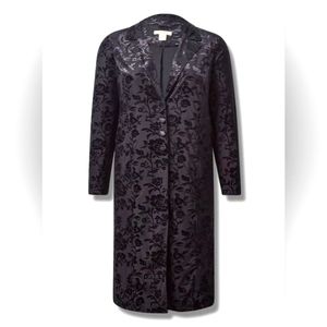 Torrid Festi Burnout Velour Long Sleeve Kimono